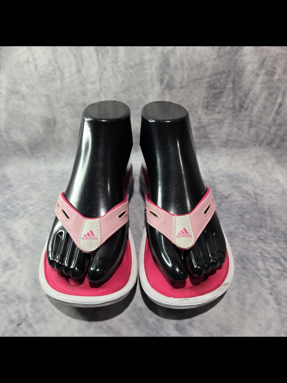 Adidas Pink & Hot Pink Thong Sandals